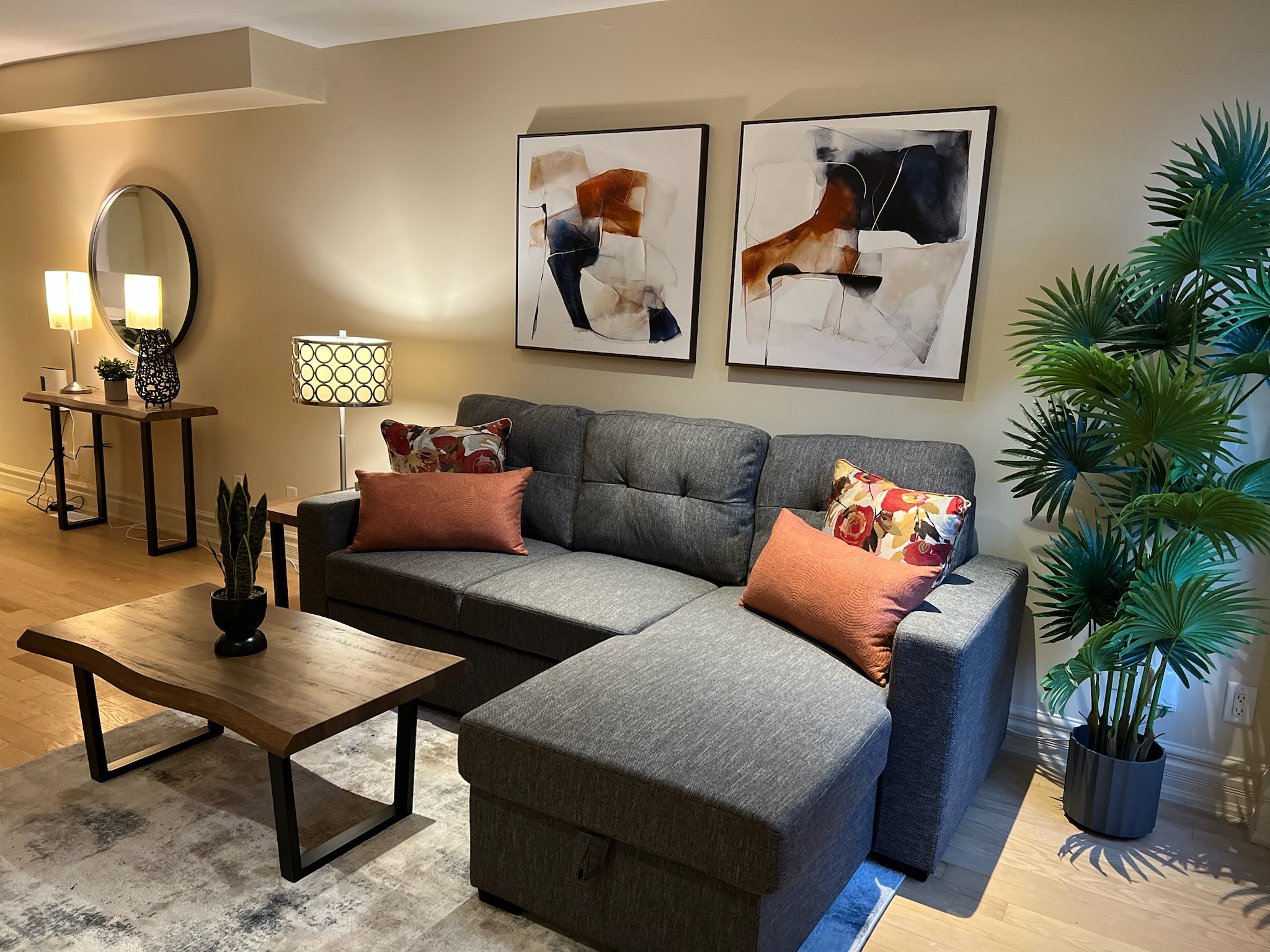 Executive rental residence lounge